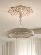 Celandrel Plaster Chandelier-Moonnatur