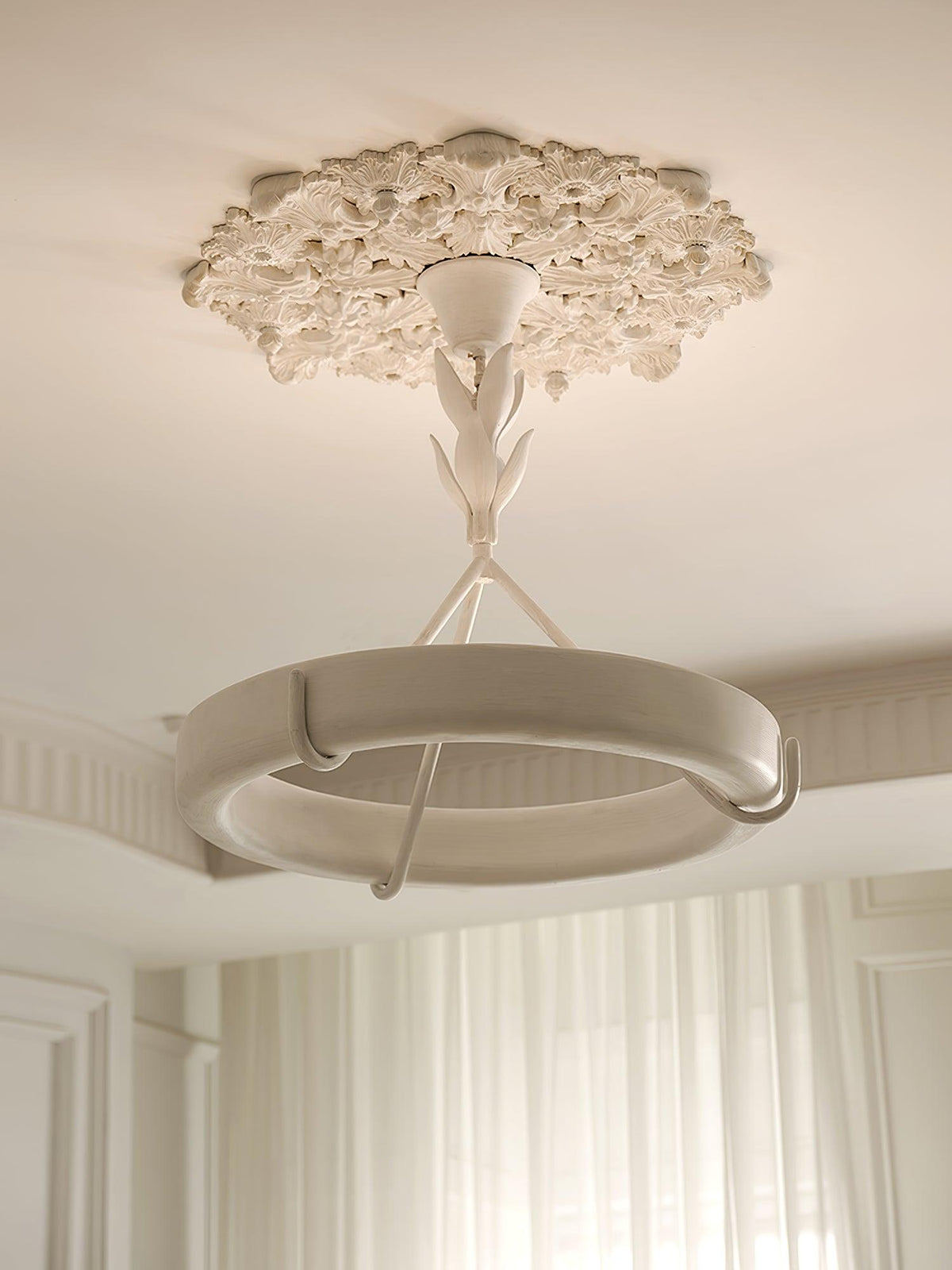 Celandrel Plaster Chandelier-Moonnatur
