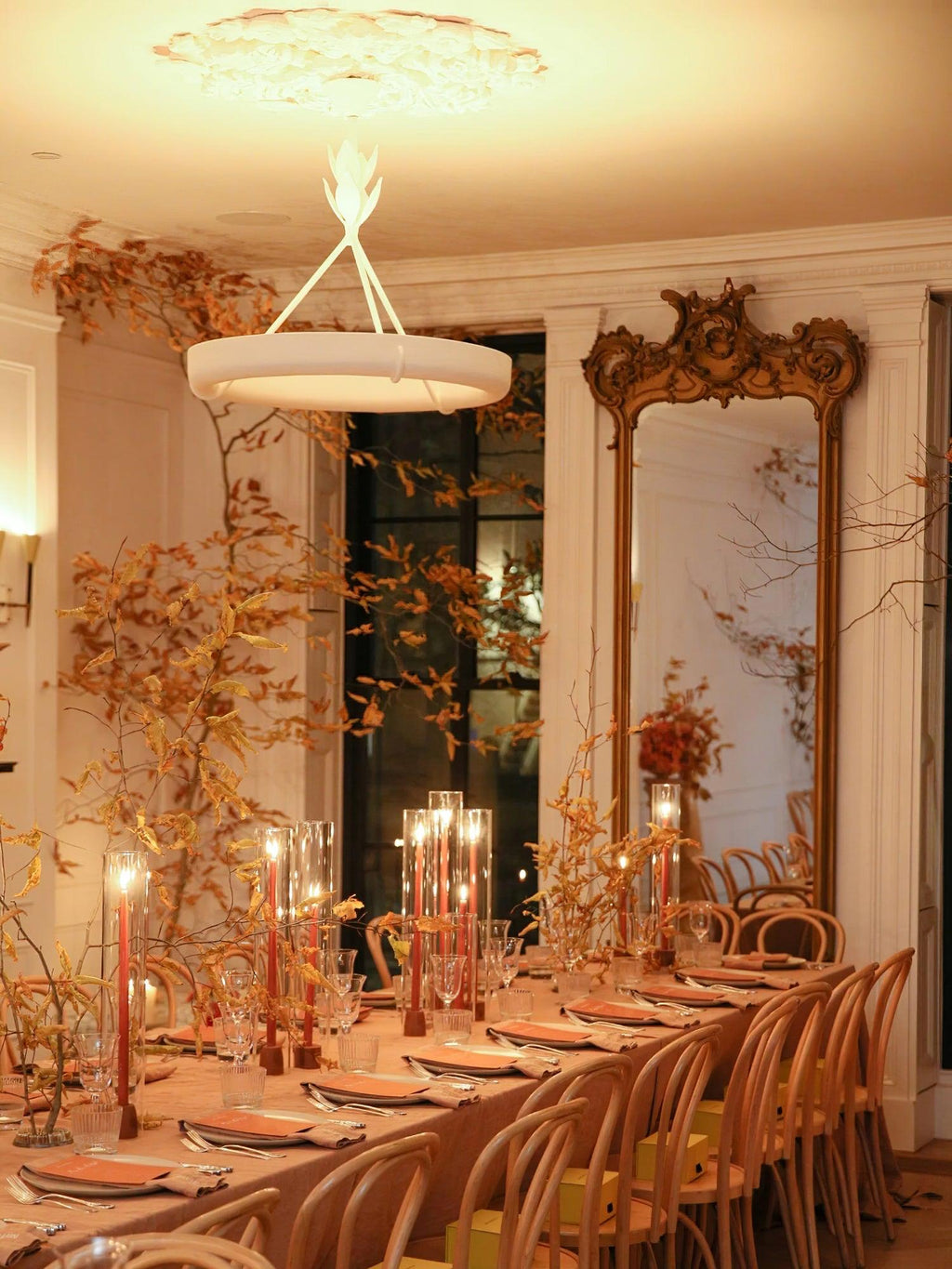 Celandrel Plaster Chandelier-Moonnatur