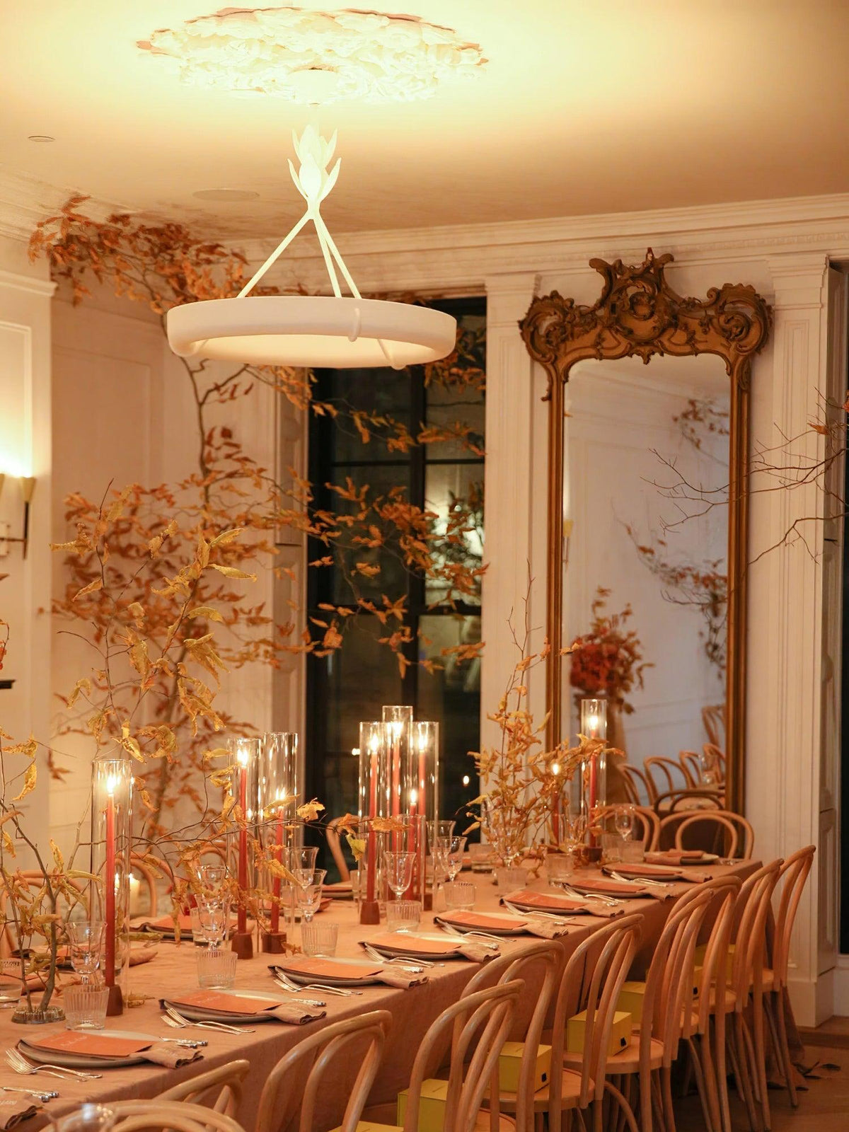 Celandrel Plaster Chandelier-Moonnatur