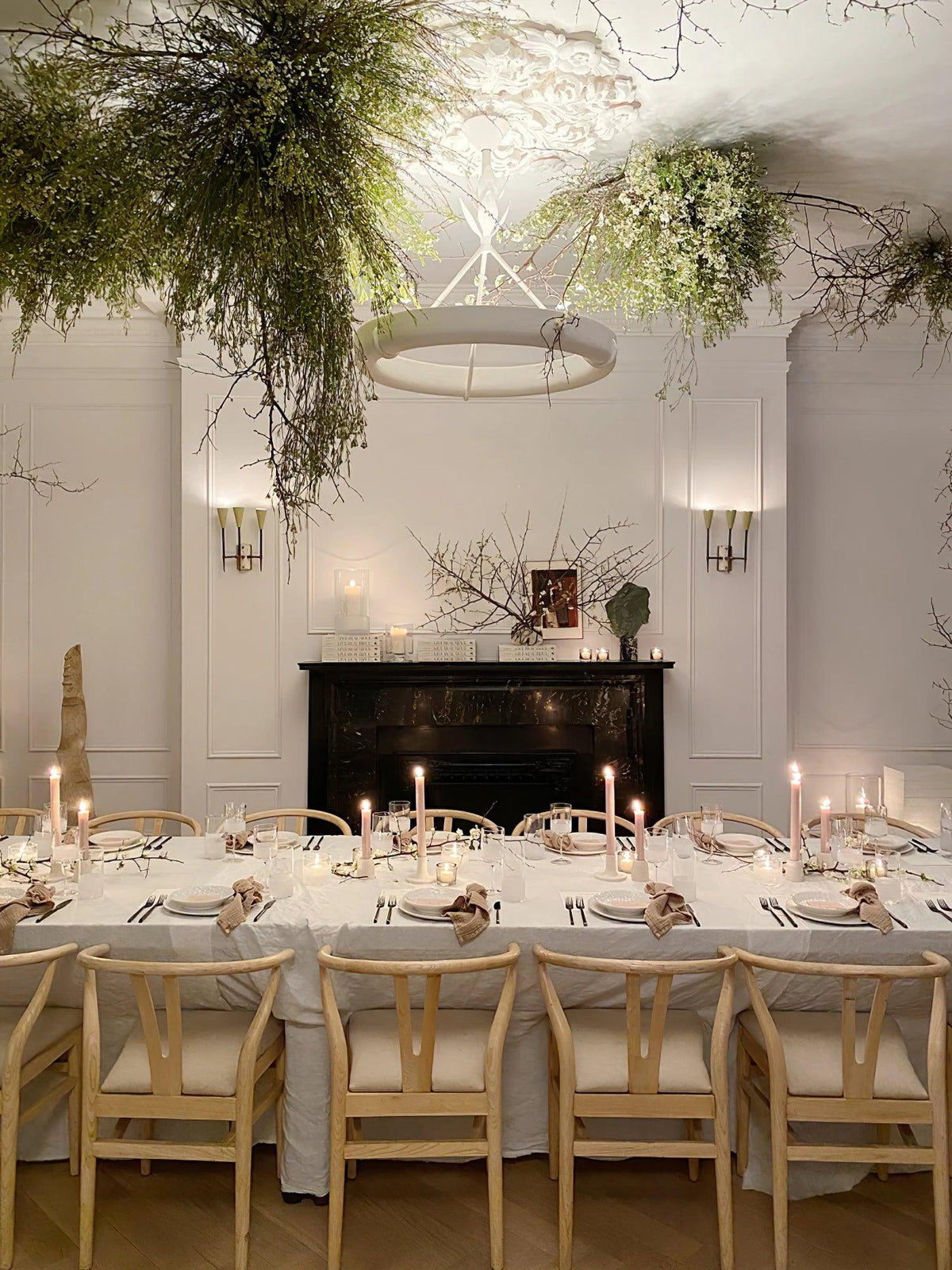 Celandrel Plaster Chandelier-Moonnatur