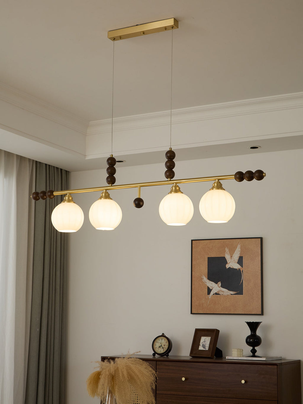 Sorina Wood Pendant Lamp-Moonnatur
