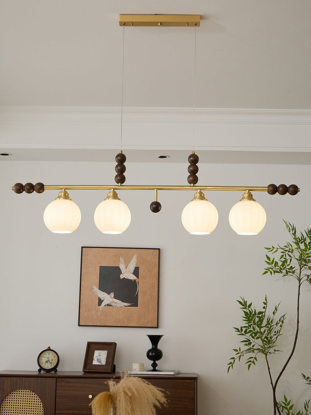 Sorina Wood Pendant Lamp-Moonnatur