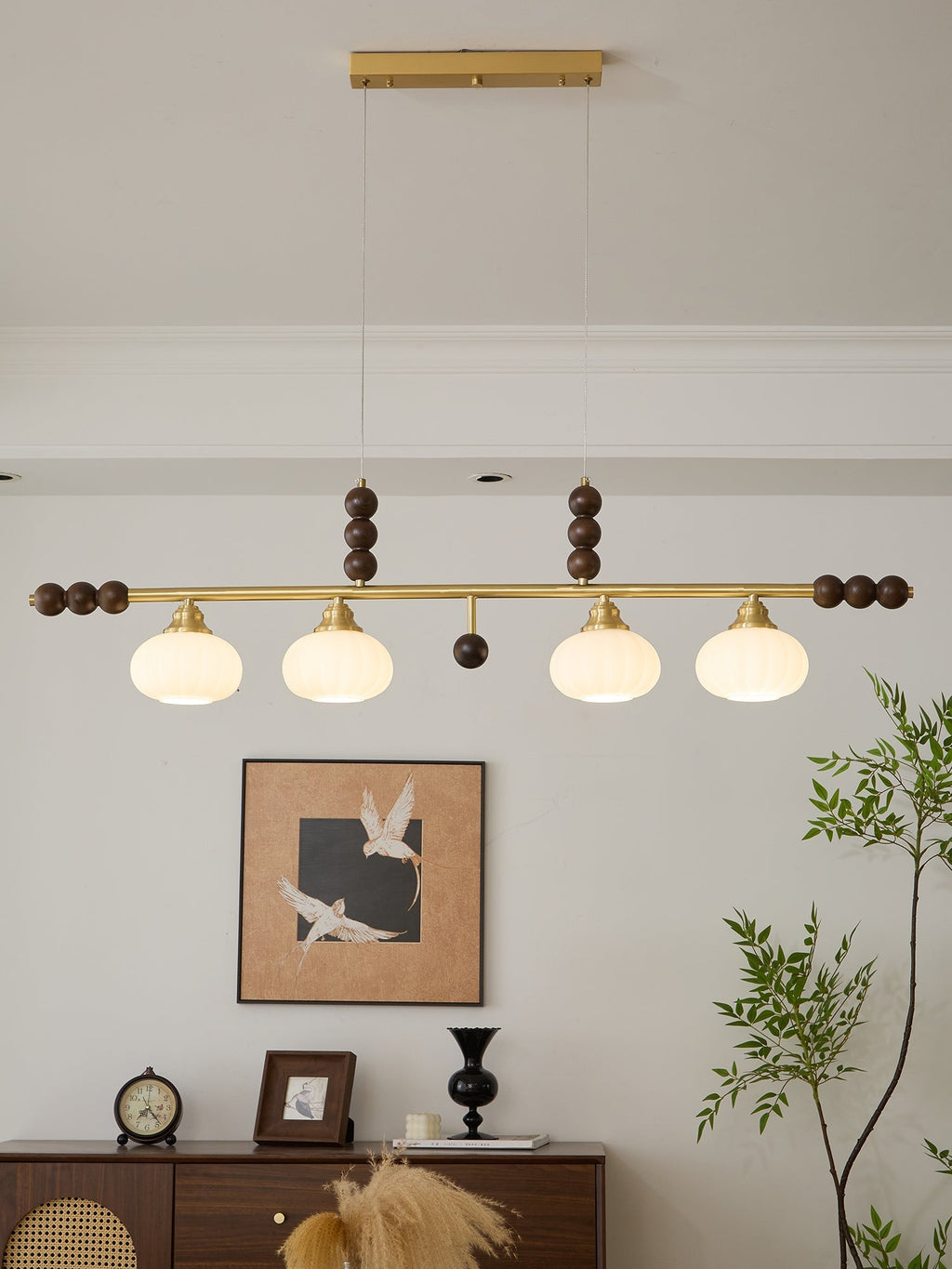 Sorina Wood Pendant Lamp-Moonnatur