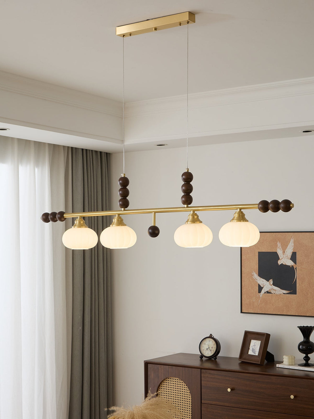 Sorina Wood Pendant Lamp-Moonnatur