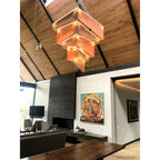 Harvenwood Aluminium Chandelier-Moonnatur