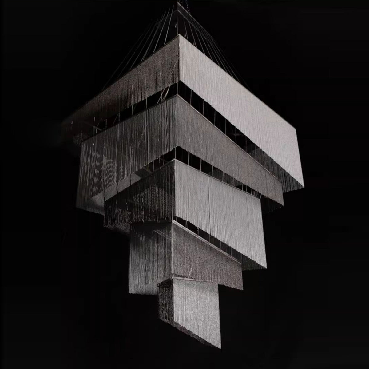 Harvenwood Aluminium Chandelier-Moonnatur