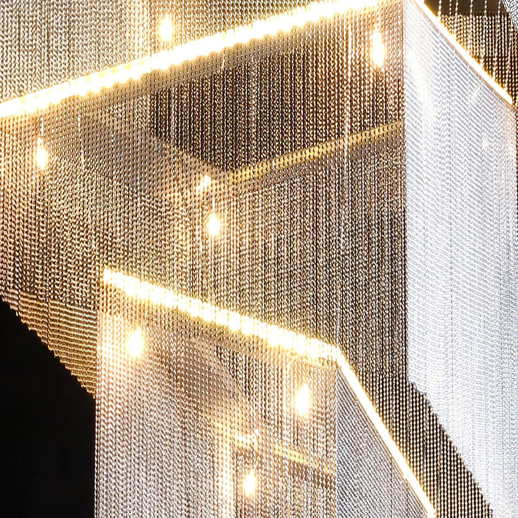 Harvenwood Aluminium Chandelier-Moonnatur