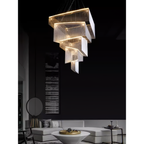 Harvenwood Aluminium Chandelier-Moonnatur