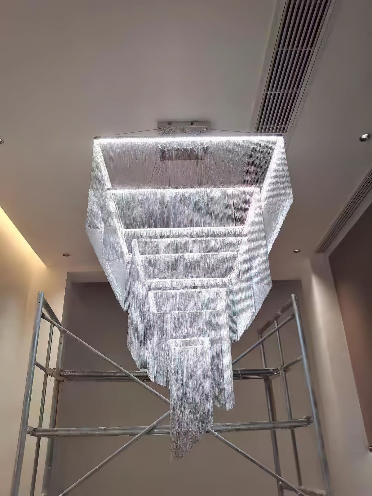 Harvenwood Aluminium Chandelier-Moonnatur