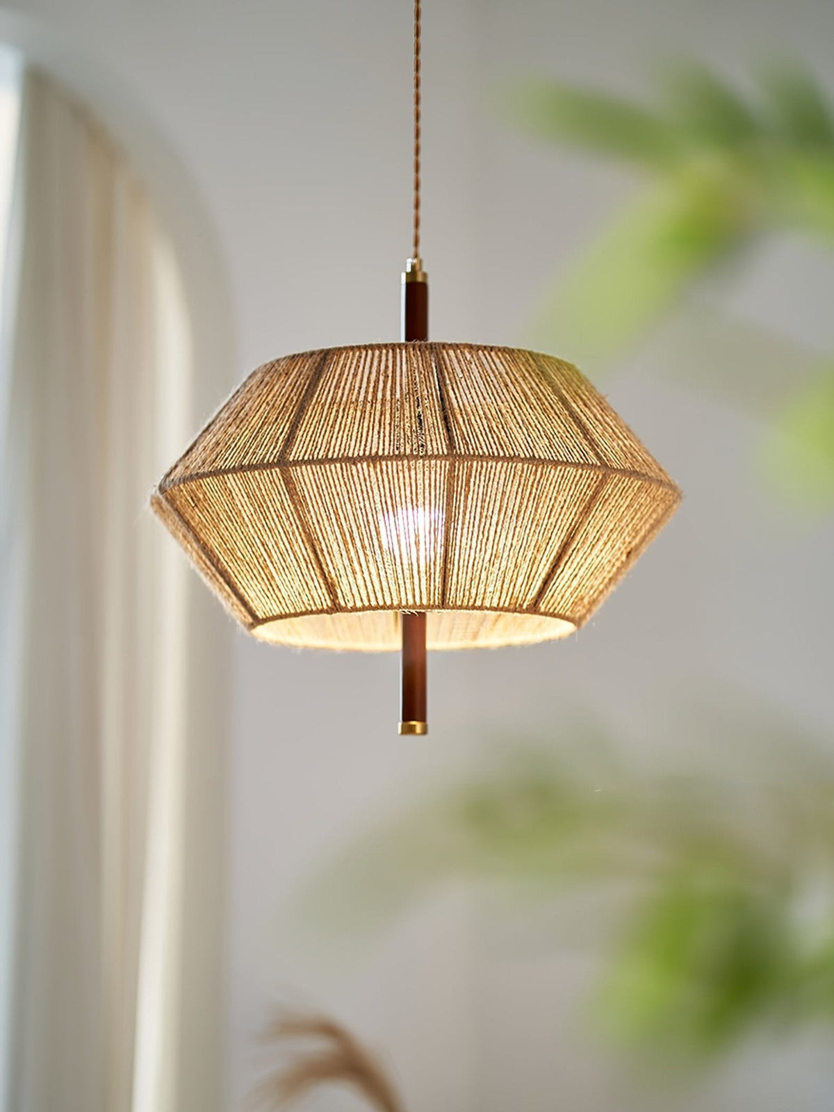 Hazelena Jute Rope Pendant Light-Moonnatur