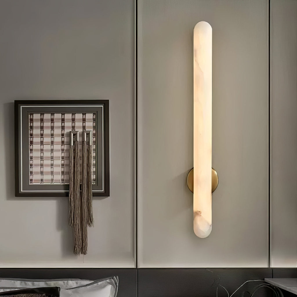 Sorrelelis Alabaster Wall Light-Moonnatur