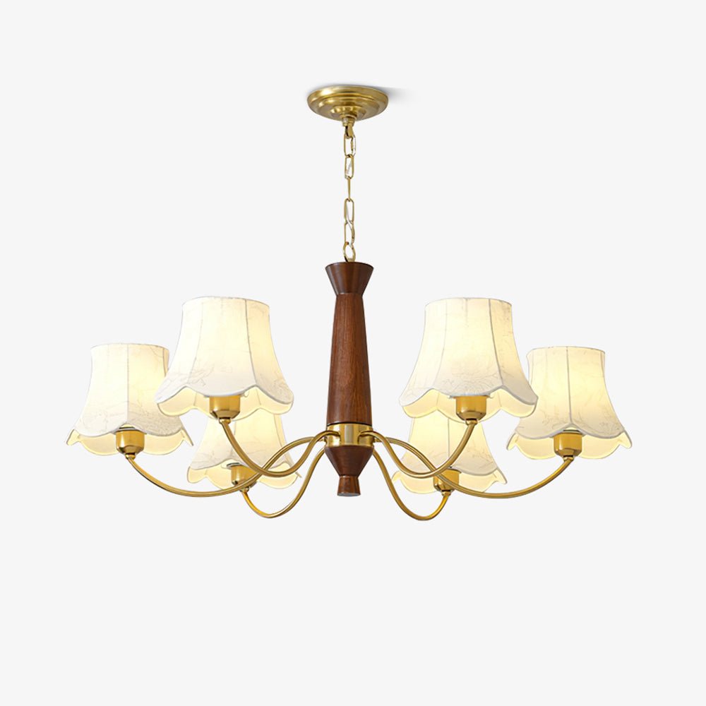 Leveniel Fabric Chandelier-Moonnatur