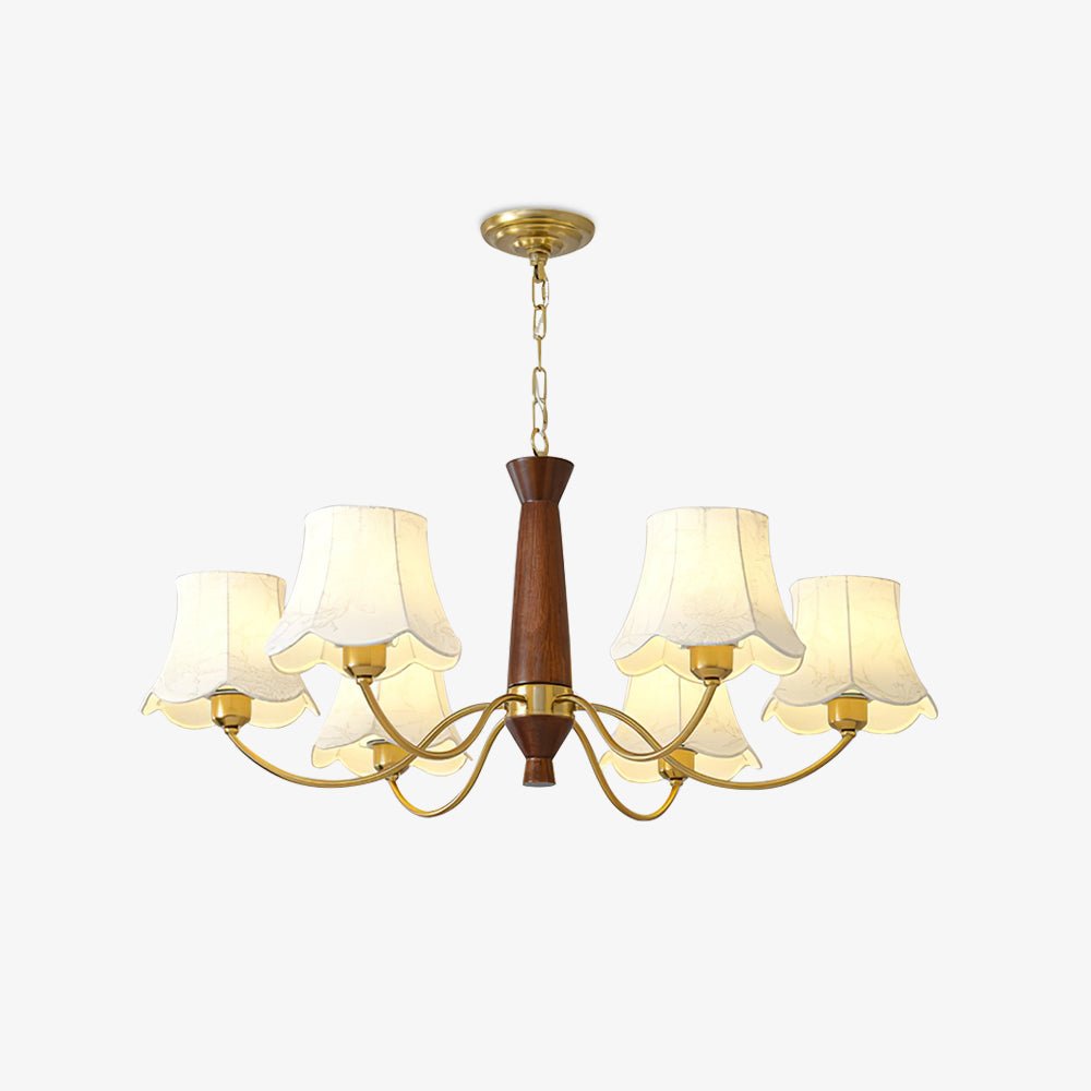 Leveniel Fabric Chandelier-Moonnatur