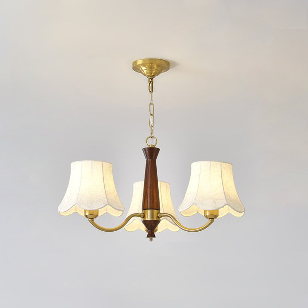 Leveniel Fabric Chandelier-Moonnatur
