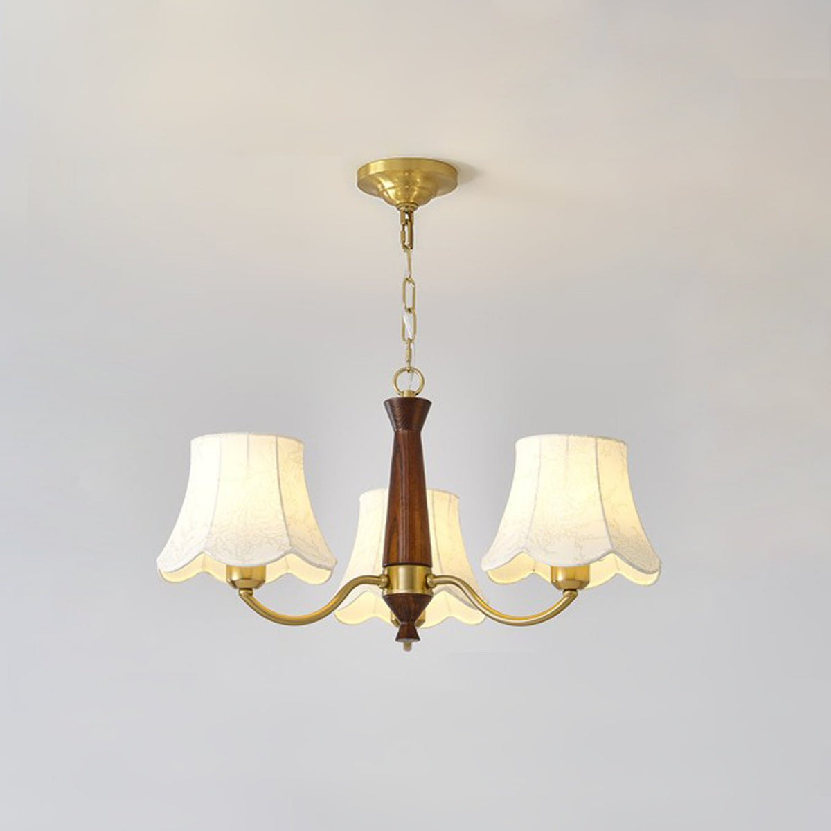 Leveniel Fabric Chandelier-Moonnatur