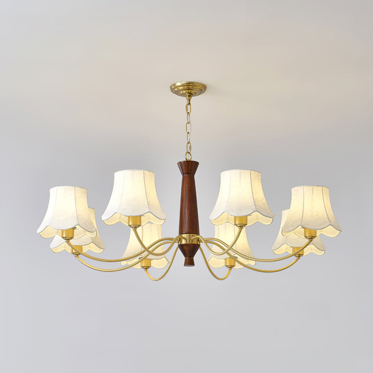 Leveniel Fabric Chandelier-Moonnatur