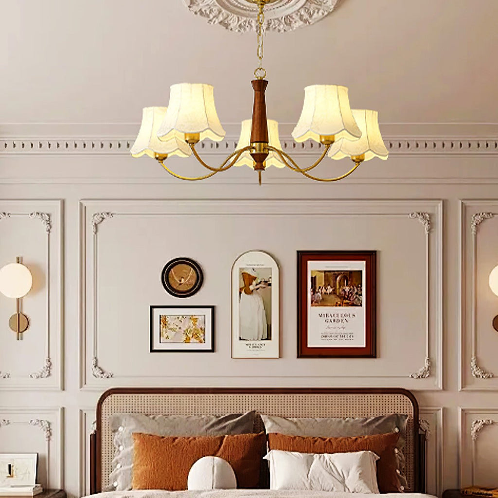 Leveniel Fabric Chandelier-Moonnatur