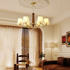 Leveniel Fabric Chandelier-Moonnatur