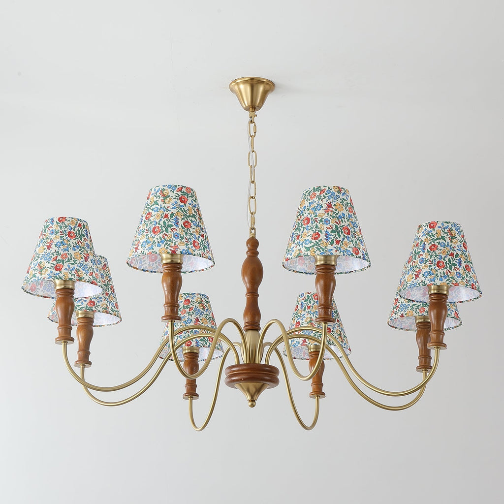 Camberaria Fabric Chandelier-Moonnatur