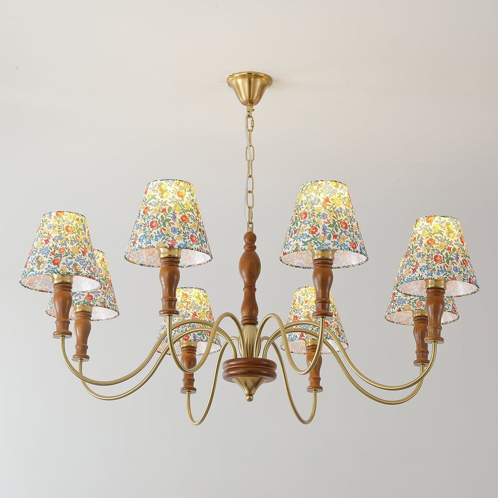 Camberaria Fabric Chandelier-Moonnatur