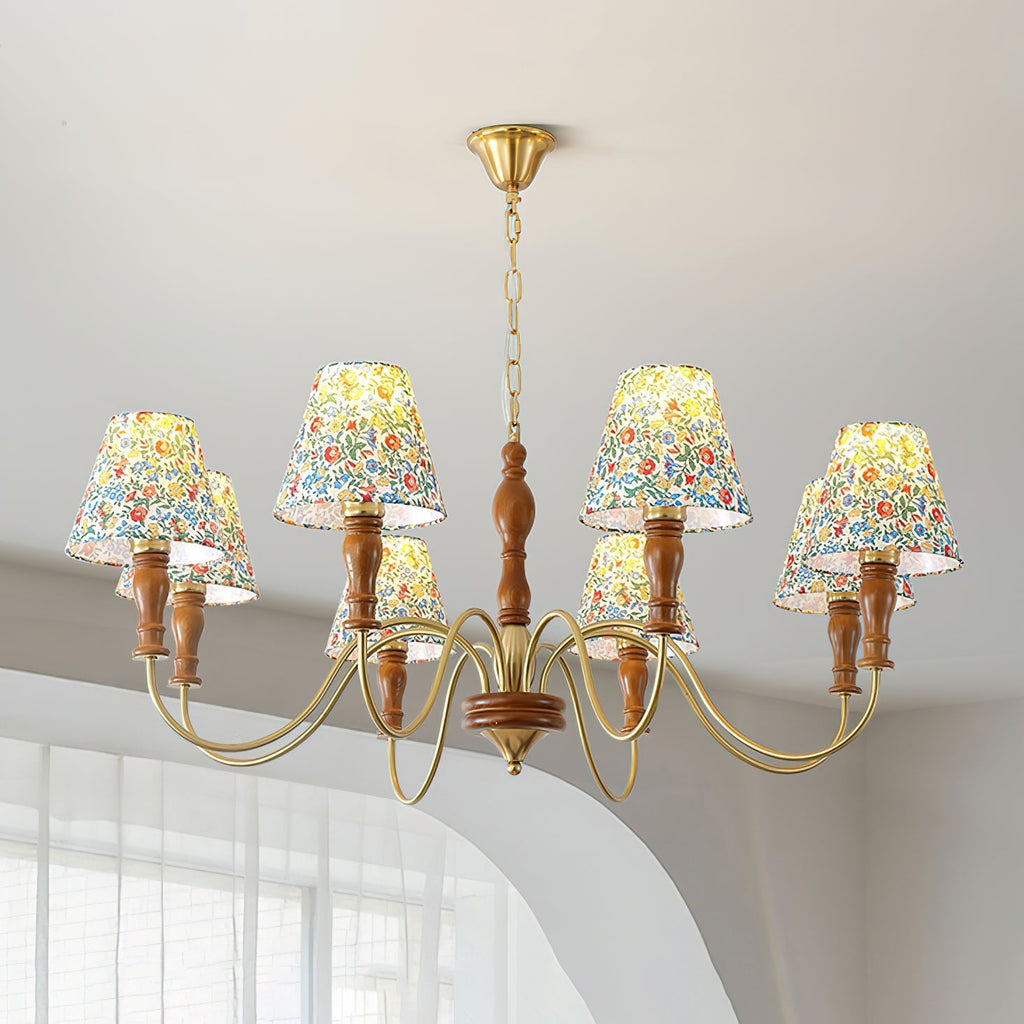 Camberaria Fabric Chandelier-Moonnatur