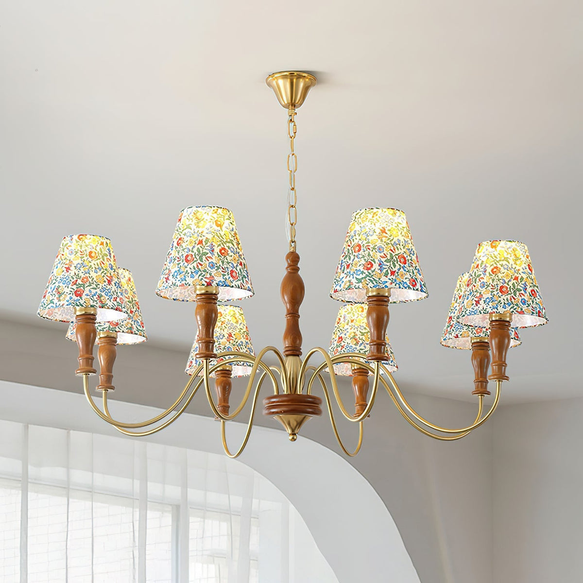 Camberaria Fabric Chandelier-Moonnatur