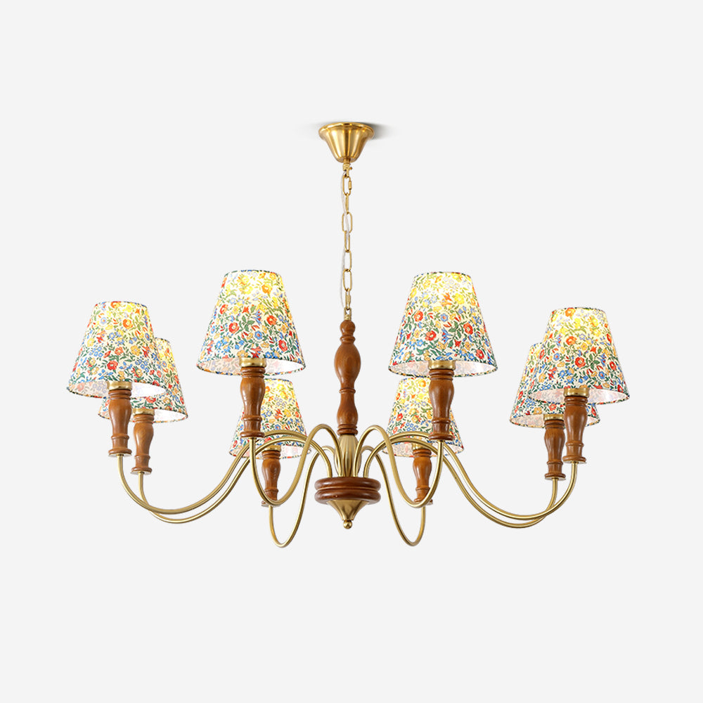 Camberaria Fabric Chandelier-Moonnatur