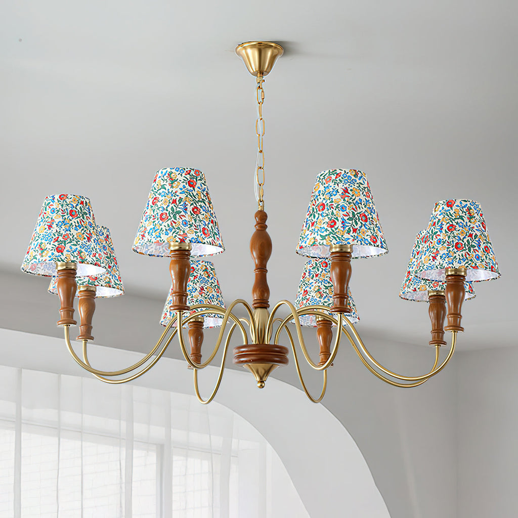 Camberaria Fabric Chandelier-Moonnatur