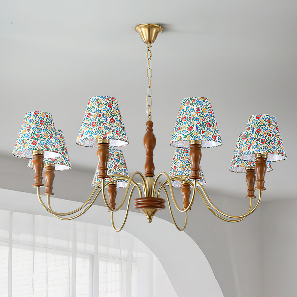 Camberaria Fabric Chandelier-Moonnatur