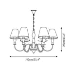 Camberaria Fabric Chandelier-Moonnatur