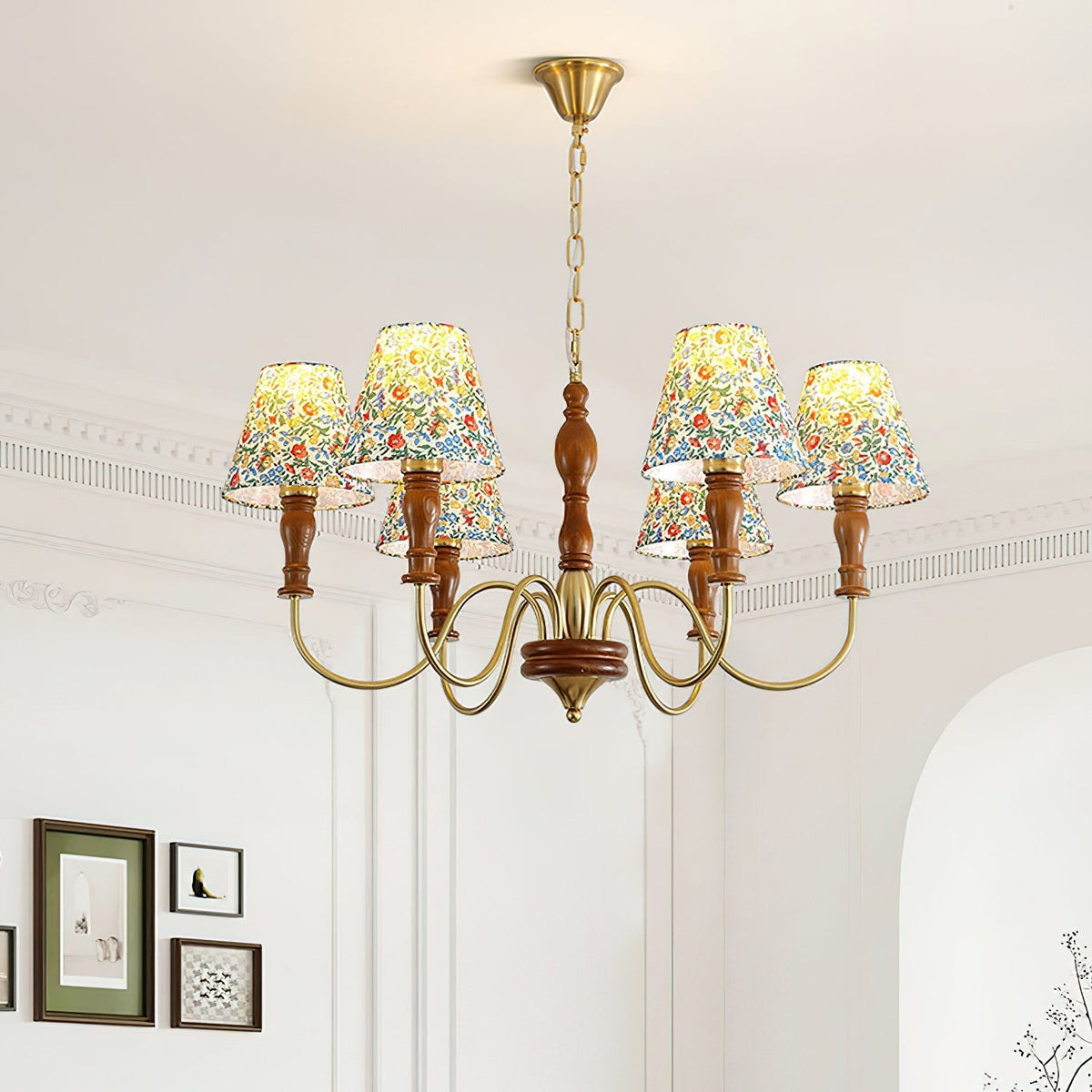 Camberaria Fabric Chandelier-Moonnatur