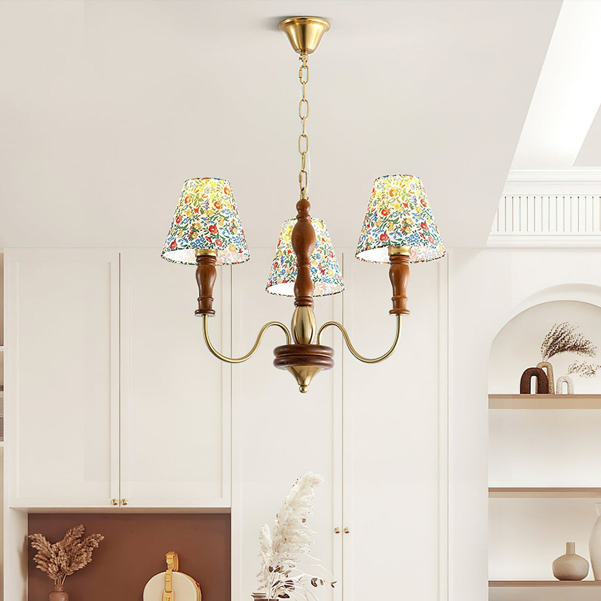 Camberaria Fabric Chandelier-Moonnatur