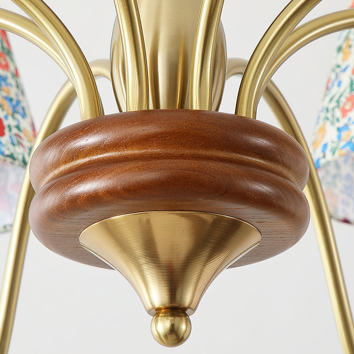 Camberaria Fabric Chandelier-Moonnatur