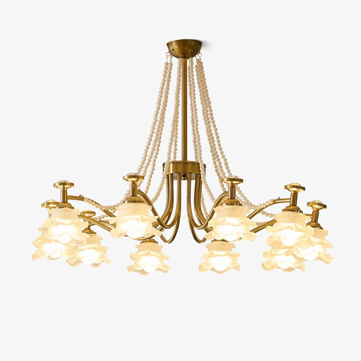 Cardenara Glass Chandelier-Moonnatur