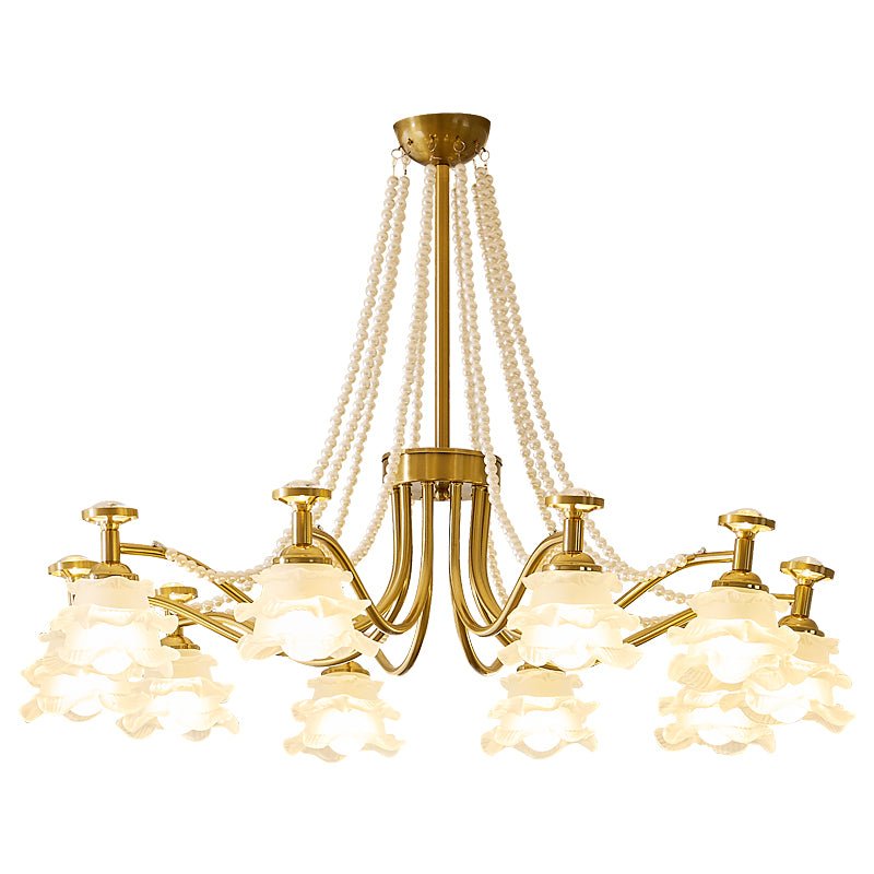 Cardenara Glass Chandelier-Moonnatur
