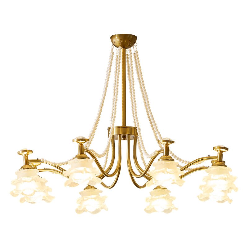 Cardenara Glass Chandelier-Moonnatur