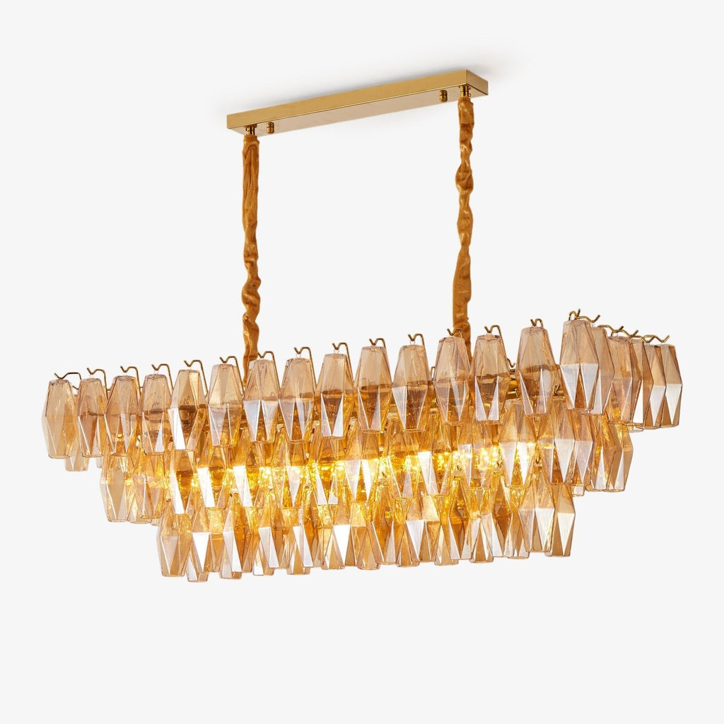 Caldenhill Glass Chandelier-Moonnatur