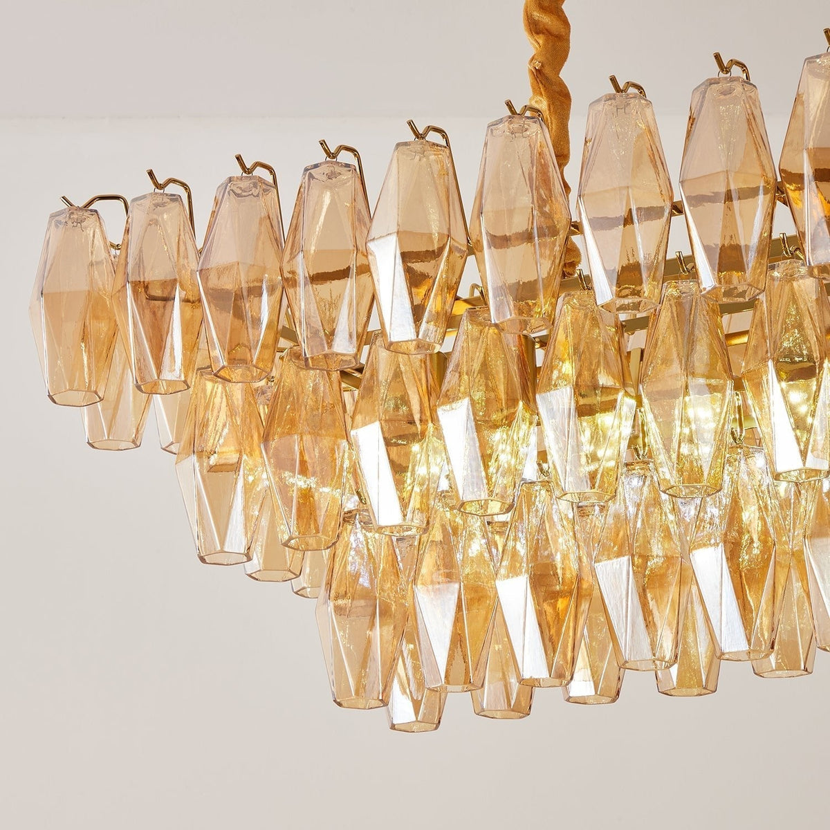 Caldenhill Glass Chandelier-Moonnatur