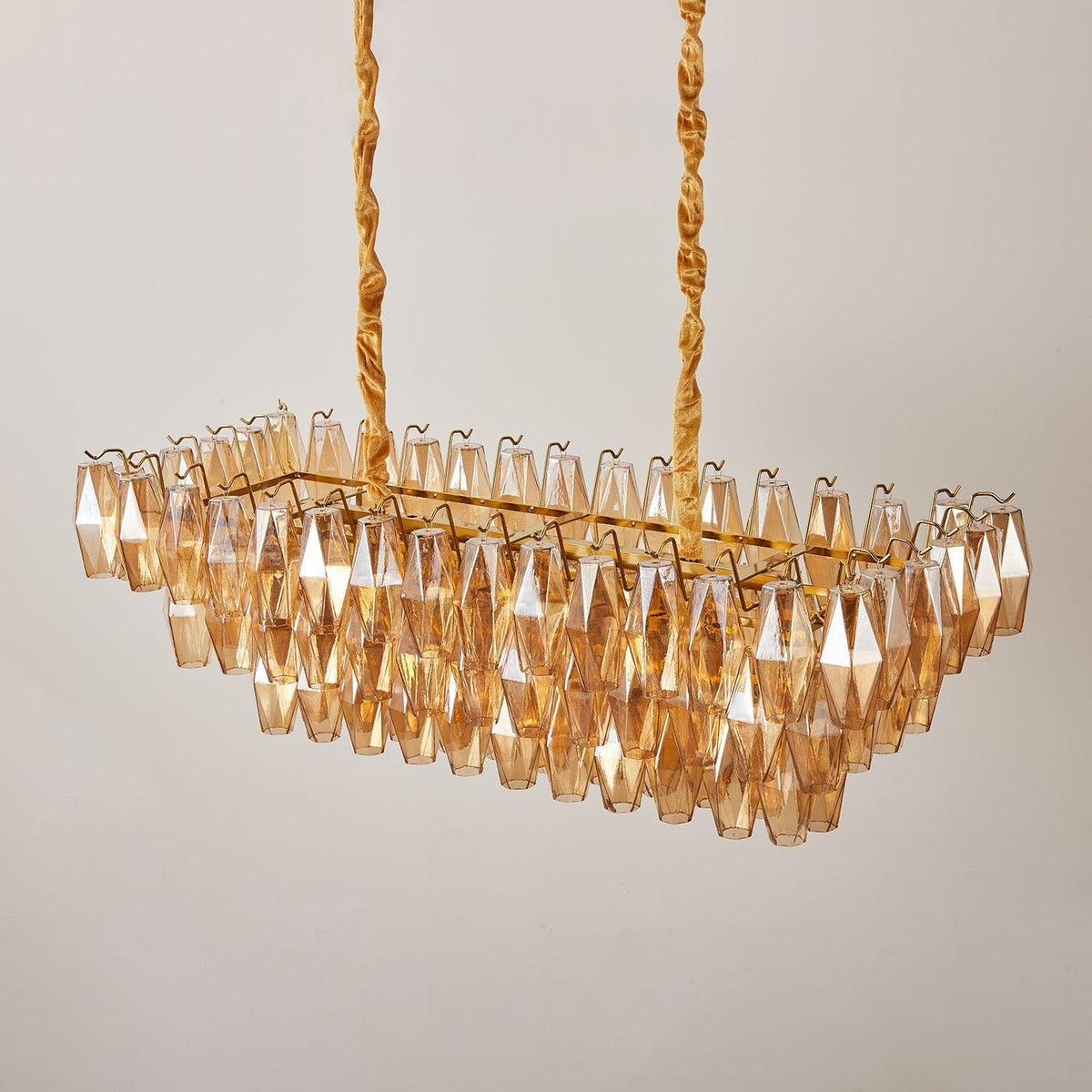 Caldenhill Glass Chandelier-Moonnatur