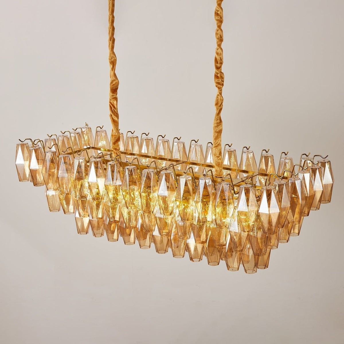 Caldenhill Glass Chandelier-Moonnatur