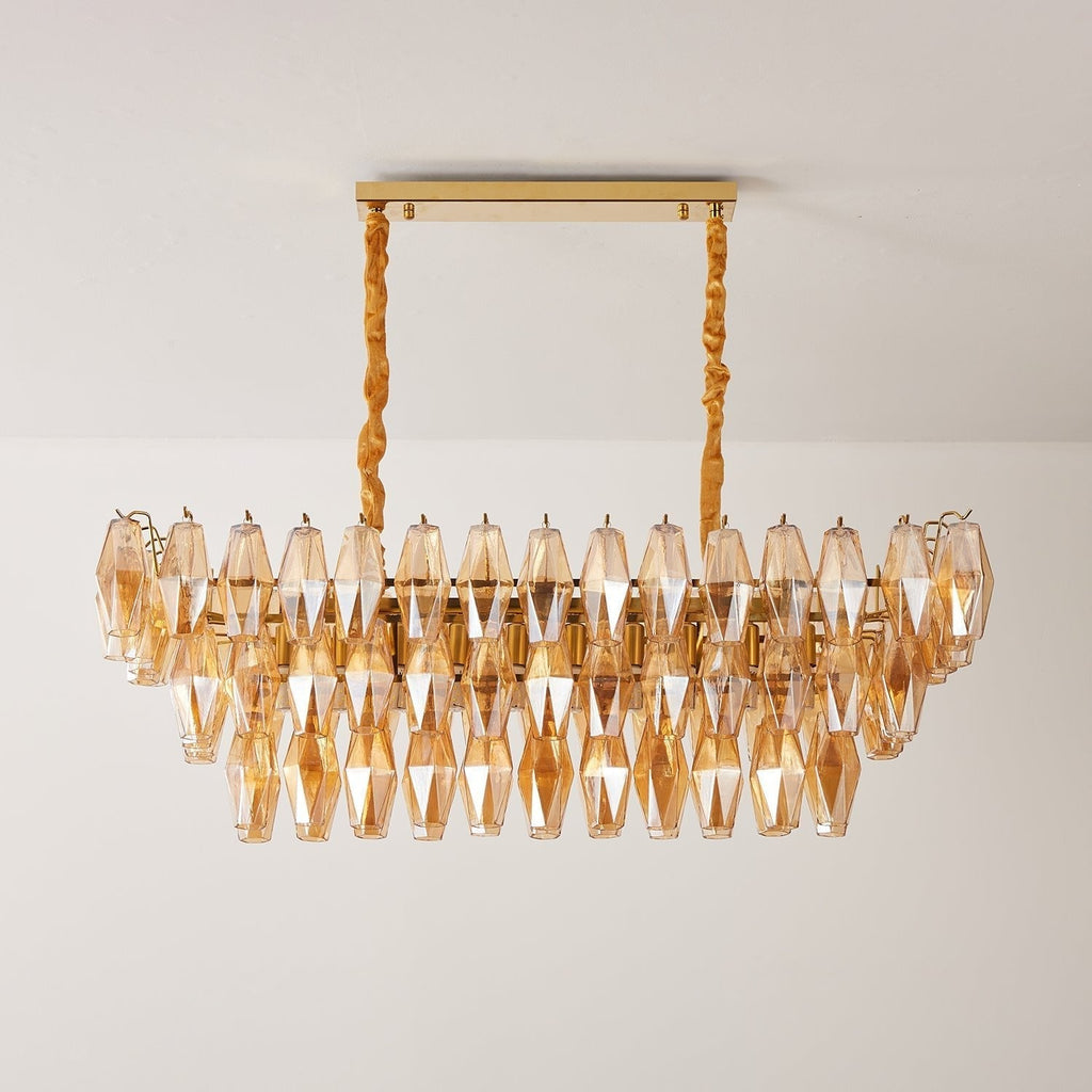 Caldenhill Glass Chandelier-Moonnatur