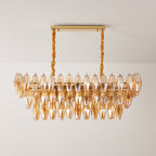 Caldenhill Glass Chandelier-Moonnatur