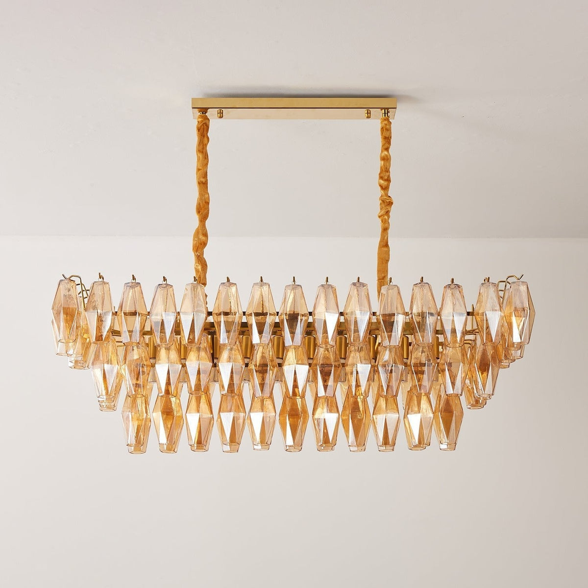 Caldenhill Glass Chandelier-Moonnatur