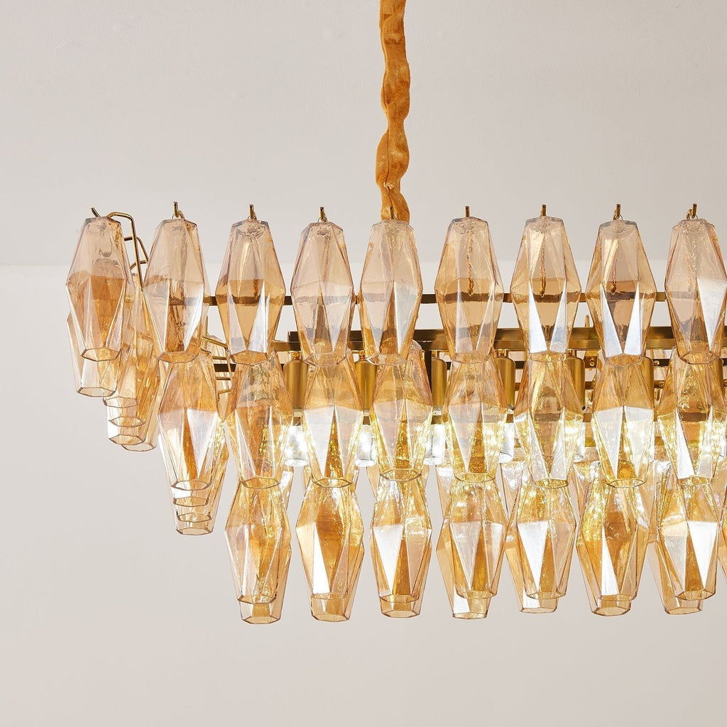 Caldenhill Glass Chandelier-Moonnatur