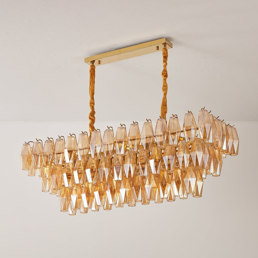 Caldenhill Glass Chandelier-Moonnatur