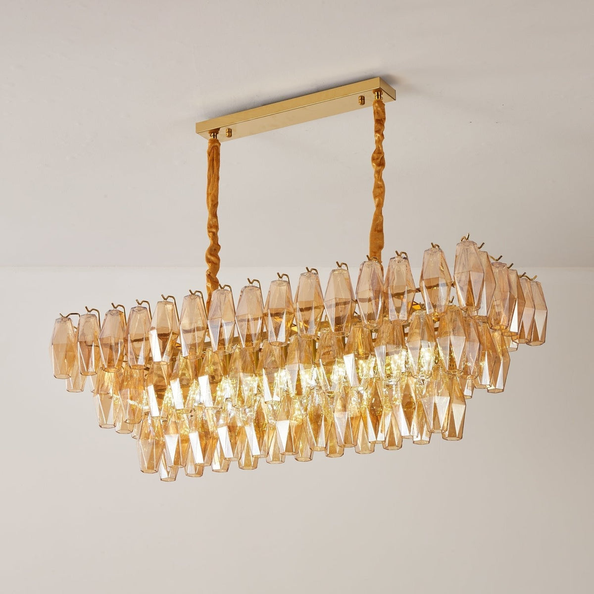 Caldenhill Glass Chandelier-Moonnatur