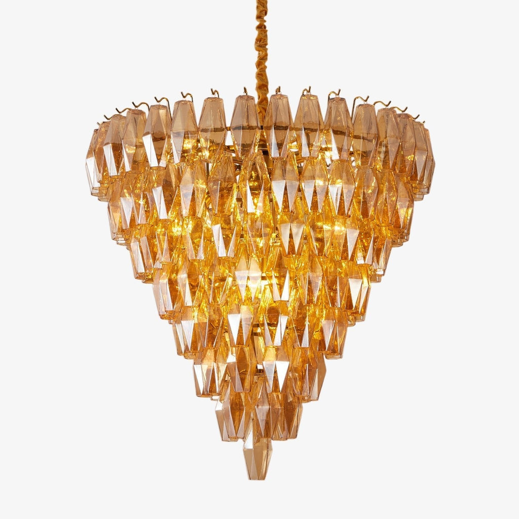 Brevenley Glass Chandelier-Moonnatur