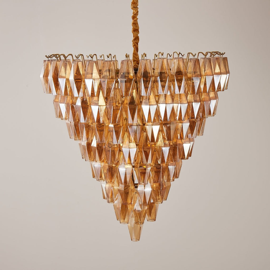 Brevenley Glass Chandelier-Moonnatur