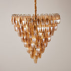 Brevenley Glass Chandelier-Moonnatur